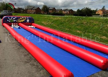 Customized Ourdoor Inflatable Sports Games , Airtight PVC Human Bowling Ball